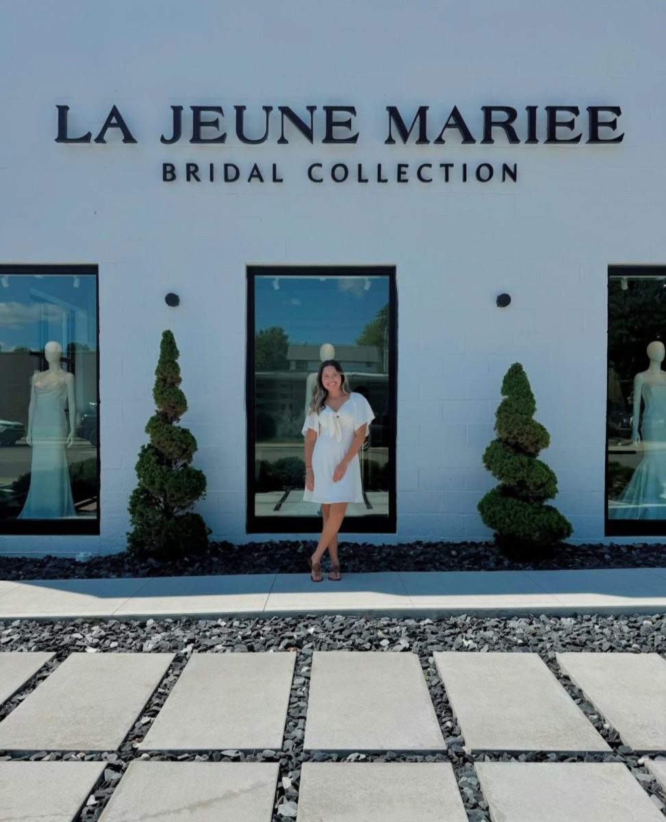 What to wear wedding dress shopping 
